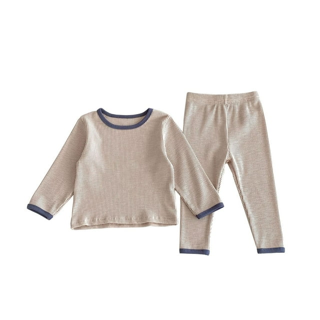 Birdeem Child Spring Printing Pants Long Sleeve Round-Neck Blouses Sets