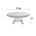 thumbnail image 2 of AFD Mystique Gray Mahogany Anglia 72''Rd Dining Table, 2 of 8