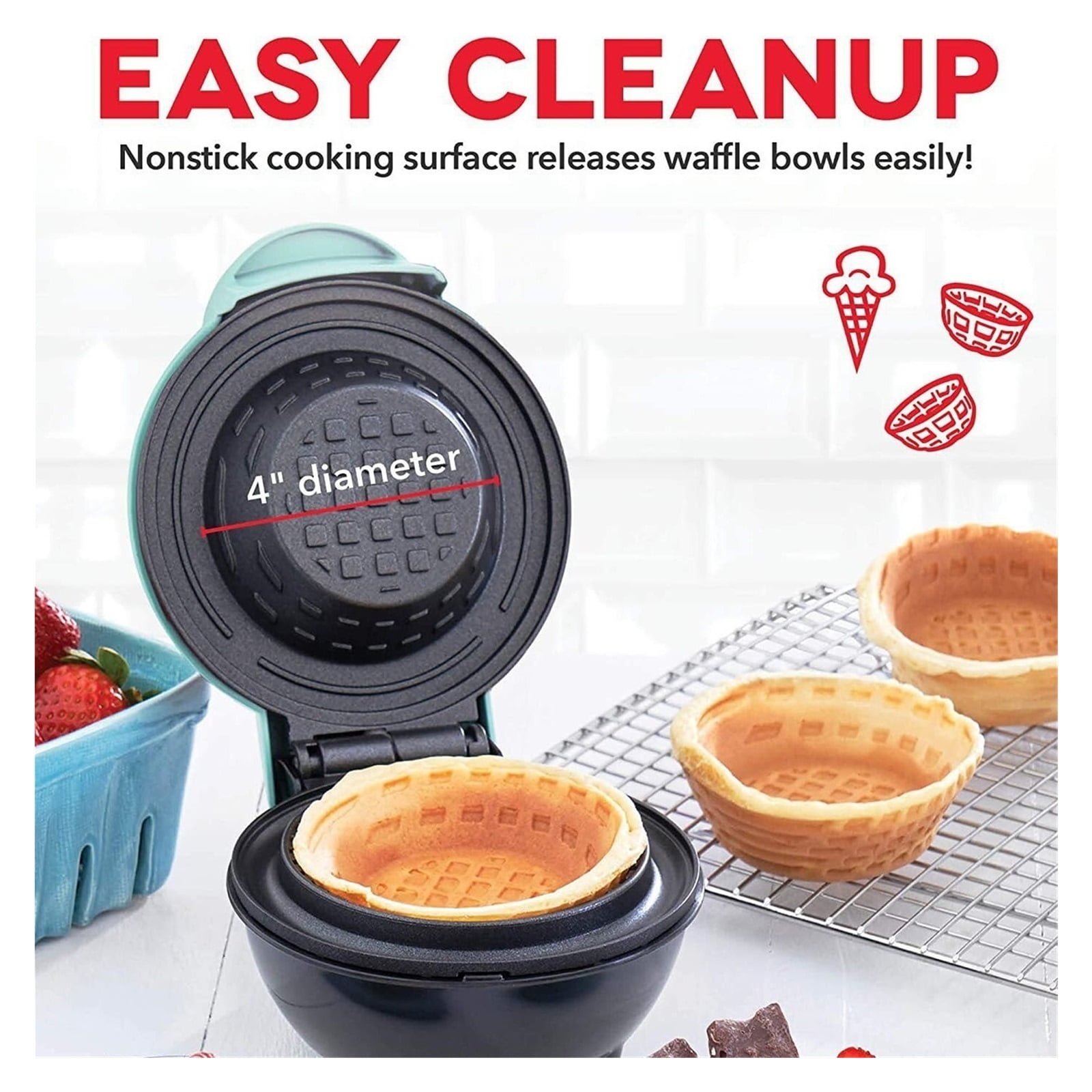 Waffle Bowl Maker, Home Breakfast Machine, Egg Tart Maker, Ice Cream Maker, Egg Roll Maker