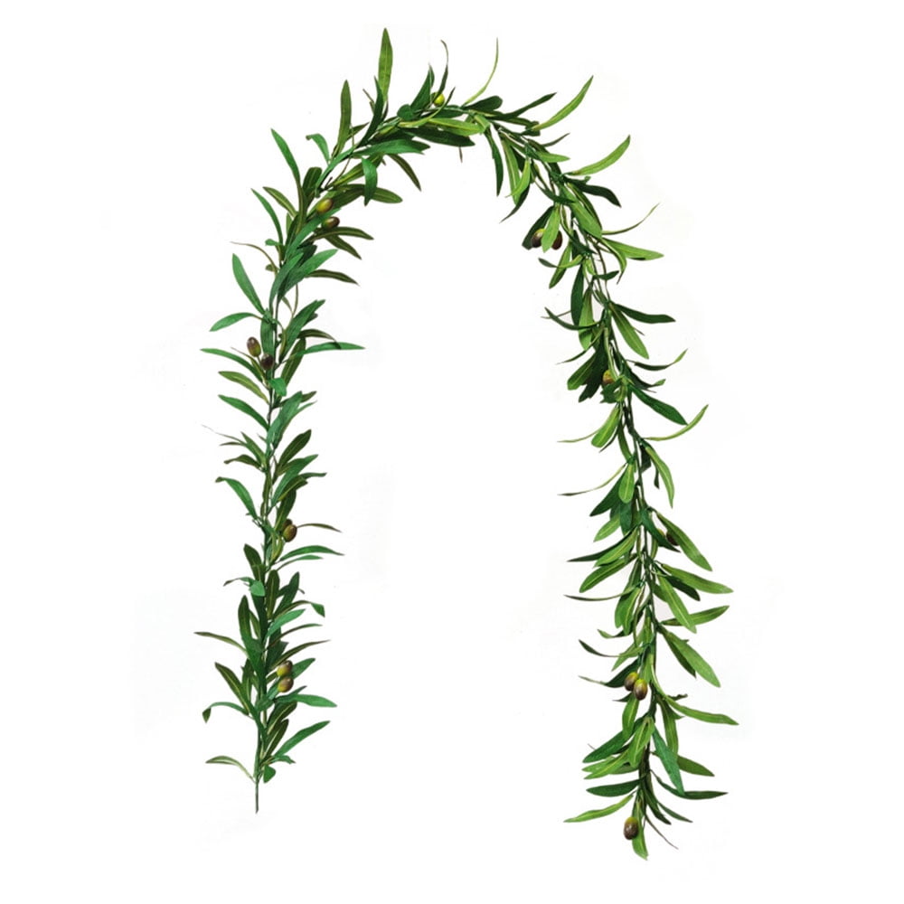 43" long Green Brown Artificial Olives Foliage Garlands Wedding Party Supplies 
