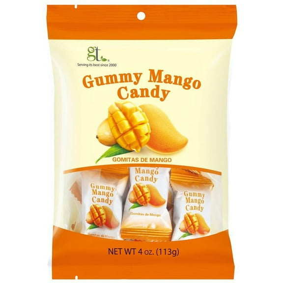 GT Gummy Mango Candy, 4 Ounce Bag