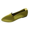 thumbnail image 2 of Tawop Shoes Women Womens Dress Shoes Work Shoes Flats Casual Comfort Pointy Toe Green 9, 2 of 4