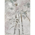 thumbnail image 2 of Pekka Halonen 11x14 Black Ornate Wood Framed Double Matted Museum Art Print Titled: Snow-Decked Pine (1919), 2 of 5