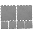 thumbnail image 4 of OULII 6Pcs Grey Interlocking Floor Mats Lightweight Durable Cushions for Workshop Use, 4 of 8