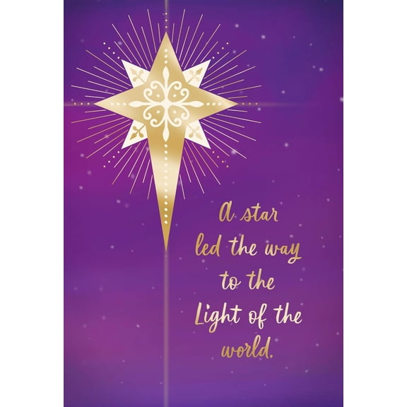 DAYSPRING Light of the World 18 Christmas Boxed Cards With Envelopes U1000