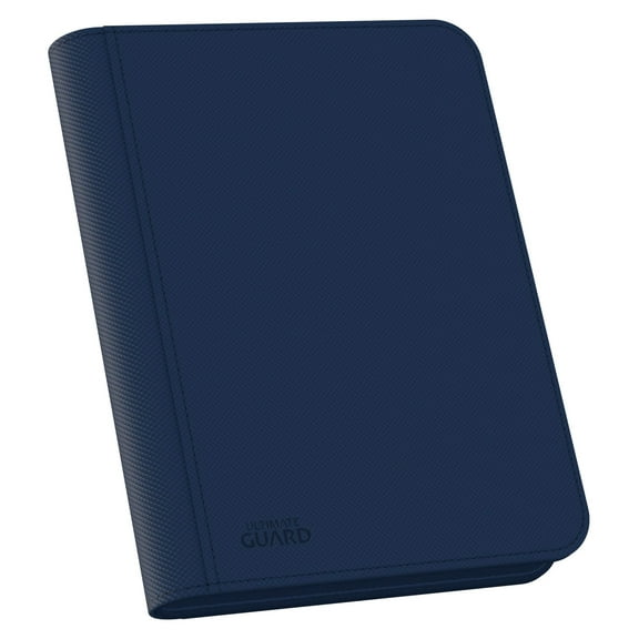 Ultimate Guard 4 Pocket Zipfolio Xenoskin Card Binder, Dark Blue