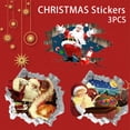 thumbnail image 1 of Vinilo Decorativo de Suelo de Navidad Ganfancp Papá Noel Da Regalos, 1 of 7