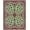 Green, Pattern 1, variant on ODIKA 4' x 6' Machine Washable Non-Slip Area Rug, Middle Eastern Medallion High Traffic Rug, Blue, 354829