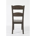 thumbnail image 3 of Jofran Madison County Rustic Reclaimed Pine Farmhouse Ladderback Dining Chair (Set of 2), 3 of 5