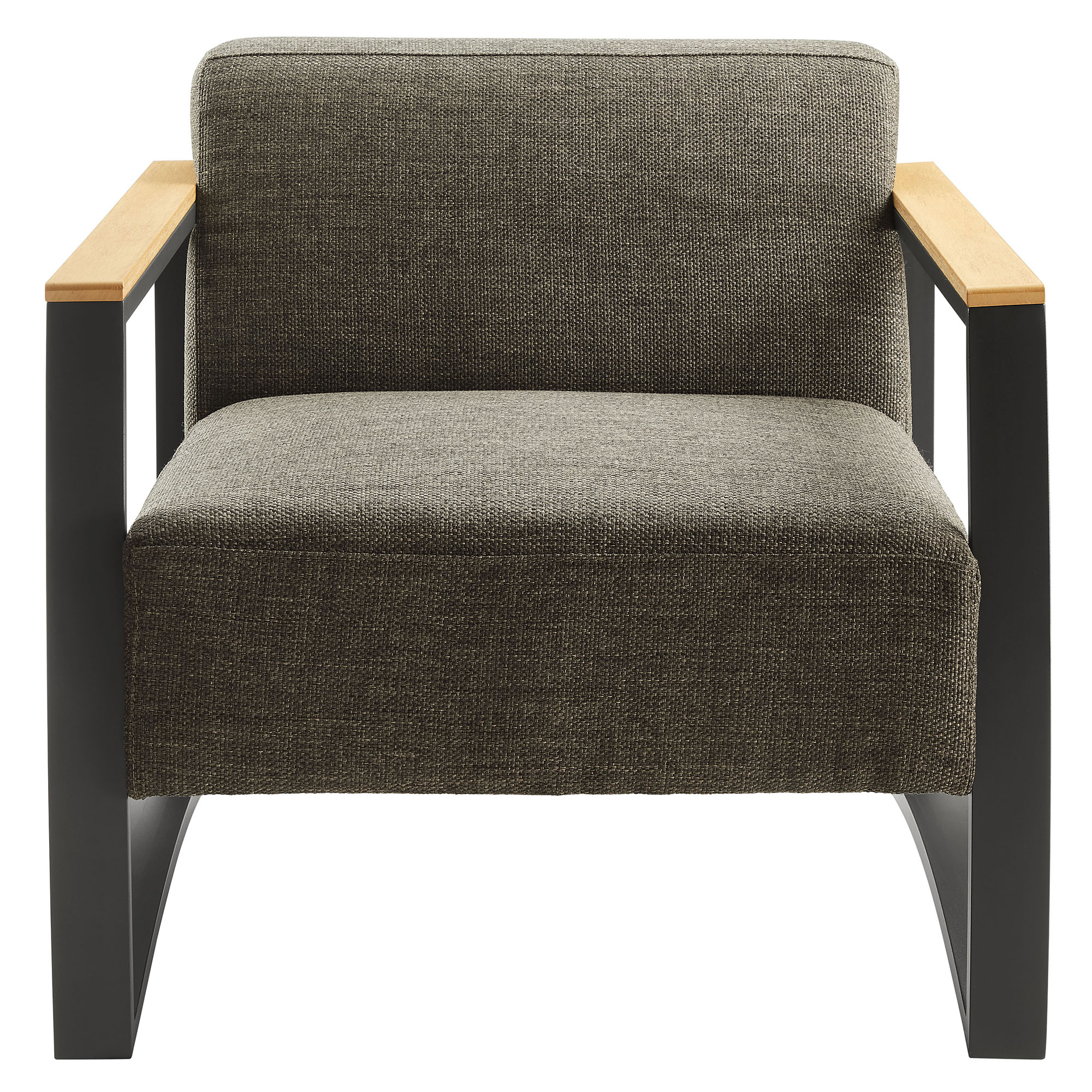 Sauve Armchair in Charcoal Smoke