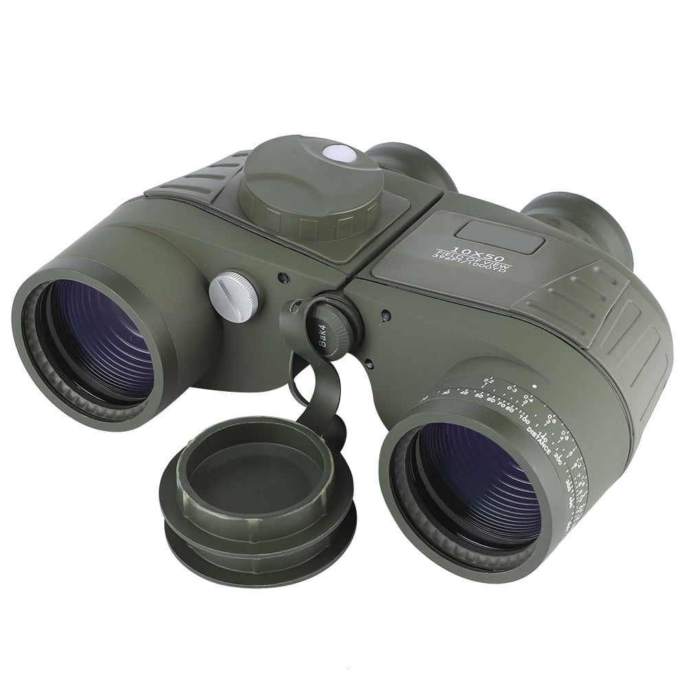 Waterproof Floating Marine Binocular Night Vision Rangefinder with Illuminate Compass for Hiking Camping Boating 