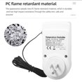 thumbnail image 2 of HLONK Digital Thermostat Socket Plug Temperature Controller Socket  5A C/F Display, 2 of 7