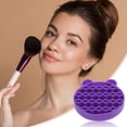 thumbnail image 6 of Unique Bargains 1pc Makeup Brush Storage Cleaner for Effective Brush Organization Purple, 6 of 6