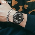 thumbnail image 4 of Sanda Top Brand Dual Display Wrist Watch Men Watches Sports Watch For Men Clock Military Wristwatch Outdoor 5atm Waterproof Hour - Quartz Wristwatches, 4 of 6