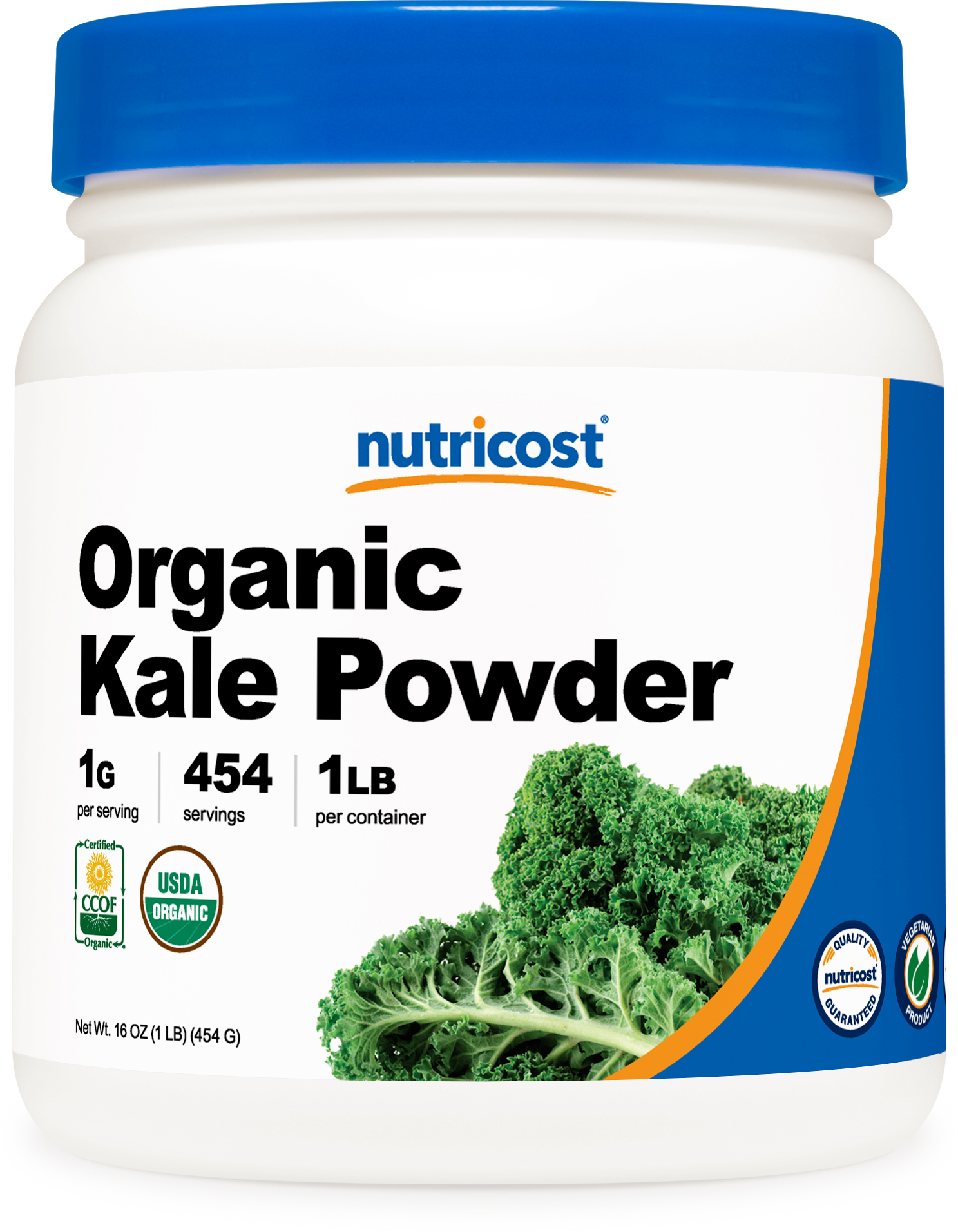 Nutricost Kale Powder 1LB All Natural, NonGMO, Gluten Free, Pure, Premium Kale