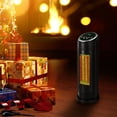 thumbnail image 2 of paproos Space Heater for Indoor Use, Portable Heater with Remote, 1000W/1500W Fast Heating Electric Heater, 1-12h Timer, 90° Quiet Oscillating Small Heater for Office Home, 2 of 8