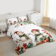 thumbnail image 3 of Castle Fairy 3-Piece Queen Snowman Xmas Bedding Comforter Set, 3 of 8