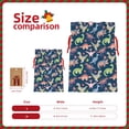 thumbnail image 3 of Xecao Dinosaur Print Burlap Gift Bags with Drawstring and Gift Tags, Gift Bags, Burlap Bags, Jute Bags for Party, Christmas, DIY Craft Bags-Medium, 3 of 9