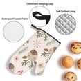thumbnail image 5 of XMXT Waterproof Oven Mitts and Pot Holders Sets, Cute Moose Pink Print Sets Kitchen Cooking Heat Resistant, 4 Pcs, 5 of 8