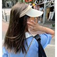 thumbnail image 3 of CoCopeaunts Women's Wide Brim Sun Hats, Pearl Straw Sun Visor Hat Summer UV Protection Beach Cap, Straw Golf Visor Hat for Girls, 3 of 6