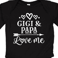 thumbnail image 4 of Inktastic Gigi and Papa Love Me Boys or Girls Long Sleeve Baby Bodysuit, 4 of 5