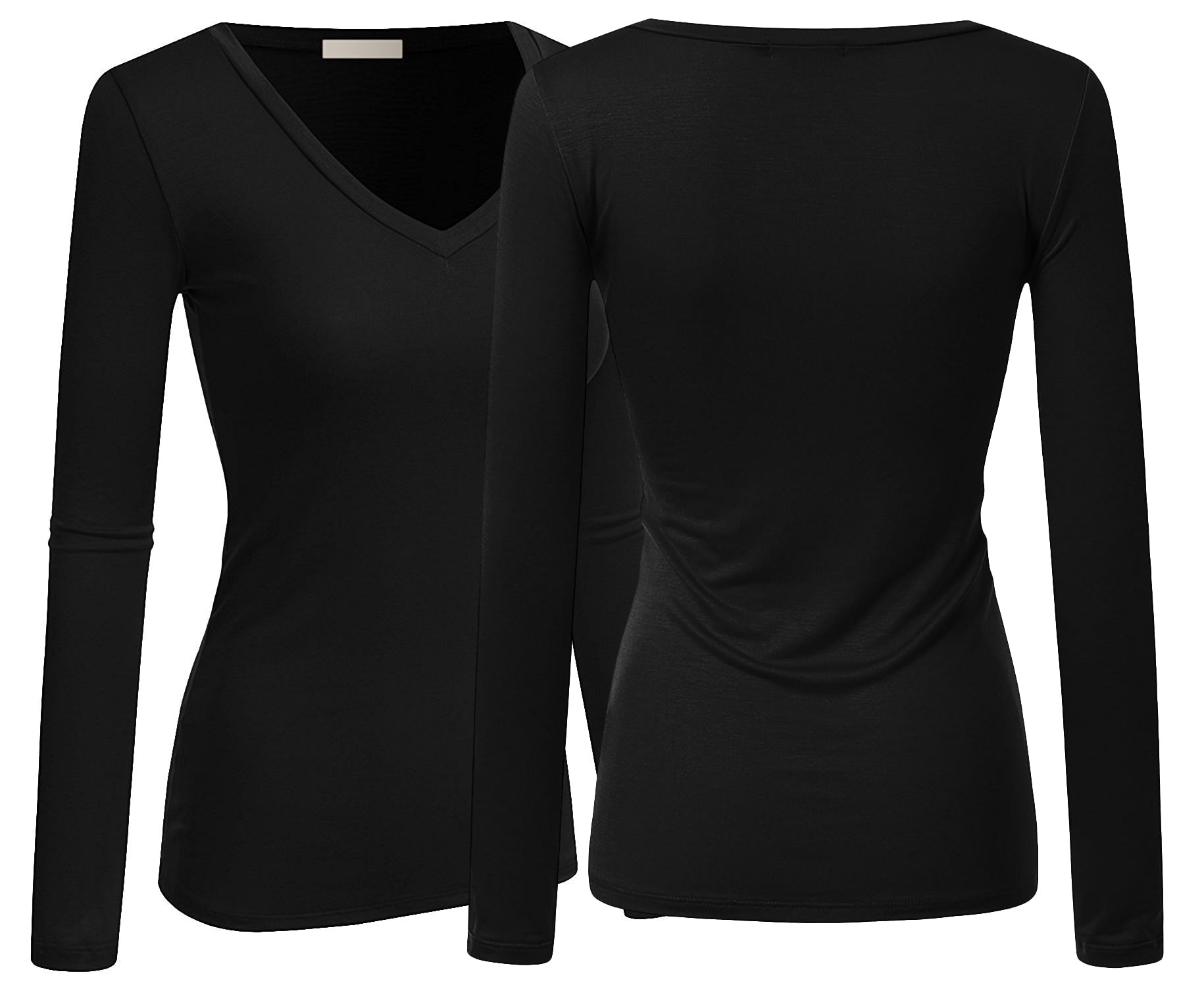 plain long sleeve shirts women's