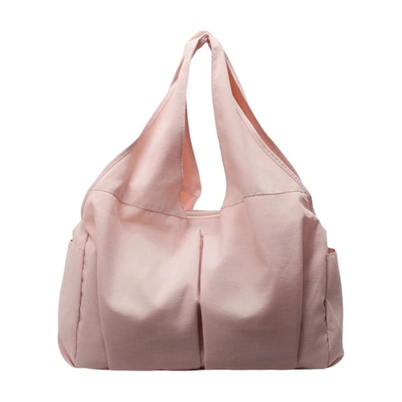 Large Capacity Nylon Tote Bag, Multipurpose Gym Bag and Travel Duffle, Water-Resistant Casual Commuter Shoulder Bag with Multiple Pockets, Spacious Carryall for Work and Weekend Getaways