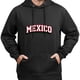 thumbnail image 3 of Sudadera con capucha estilo retro con estampado "MEXICO", confeccionada en una suave mezcla de algodón, para hombre y mujer, 3 of 5