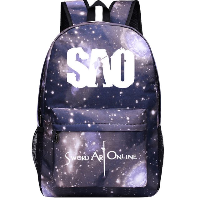 Mochila Sword Art Online Kirito Yuuki Asuna para niños