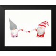 thumbnail image 2 of Jackson, Jenaya 24x20 Black Modern Framed Museum Art Print Titled - Gnomes in Love I, 2 of 5