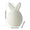 thumbnail image 2 of Easter Rabbit Scented Candle Aromatherapy Holiday Candlestick 4 Candle Holder Centerpiece Candle Centerpiece round Votive Candle Holders Dining Table Candle Holder Short Candle Holder Candle Holders, 2 of 5