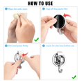 thumbnail image 4 of 2Pcs Traceless Hanger Reusable Suction Hangers Removable for Bathroom Kitchen, 4 of 10