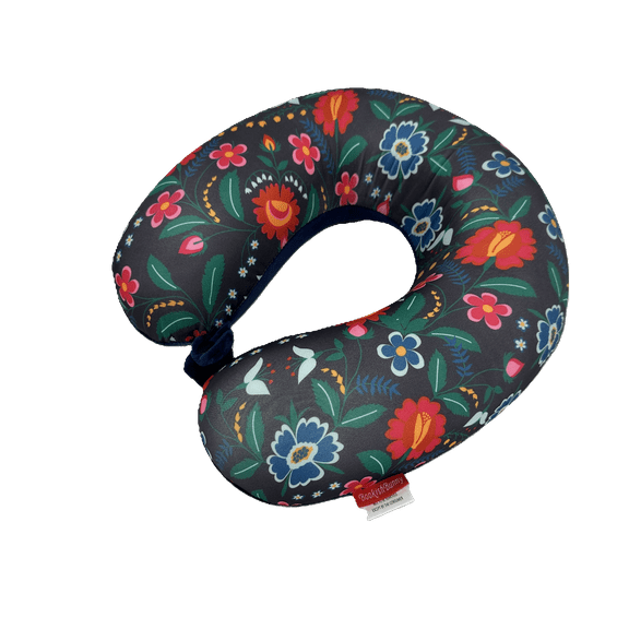 Bookisbunny Premium Memory Foam U Shape Travel Pillow Neck Pain Relief Cushion