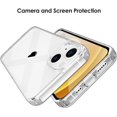 thumbnail image 6 of For Samsung Galaxy S24 5G Crystal HD Clear Back Panel + TPU Bumper Frame Hybrid Thin Slim Hard Shockproof Defender Phone Case Cover by Xpression - Clear, 6 of 8