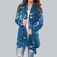 thumbnail image 1 of LOVZFMLL Cardigan pour Femmes Imprimés Halloween Cardigan à Manches Longues Veste, 1 of 7