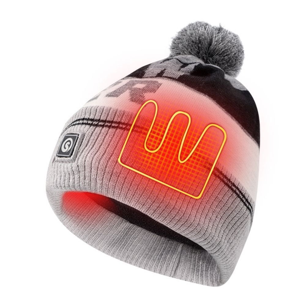 Savior Heat Winter Beanie Hats for Men Women Electric Insulated Hunting Beanie Rechargeable Battery Heating Cap with 3 Heat Tempo