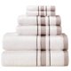 thumbnail image 1 of Juego de toallas de baño Le fil blanc, color blanco, 100% algodón, 6 piezas, 1 of 6