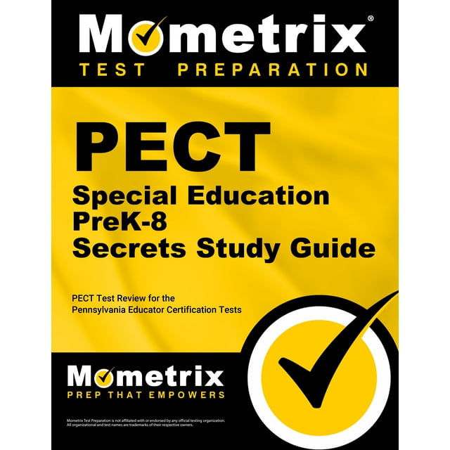 Pect Special Education Prek8 Secrets Study Guide Pect Test Review