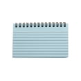 thumbnail image 2 of Clearance Sale 3"x5" Spiral Bound Index Card Pad - 50 Sheets, Ruled Thick Paper, Multicolor, Portable with Plastic Backing, 2 of 9