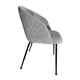 thumbnail image 2 of SILLA OCASIONAL MAREL TELA LAM DOMINO GRIS PATA NEGRA, 2 of 4