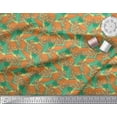 thumbnail image 2 of Soimoi Poly Georgette Fabric Berries & Autumn Leaves Decor Fabric Printed Yard 52 Inch Wide, 2 of 3