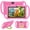 Pink, variant on Tedupee Kids Tablet,7 inch Tablet for Kids, 32GB ROM, 4(2+2)GB RAM 1TB Expanded,Parental Control,Educational Apps,Kid‑Proof Case Handle Stand,Pink