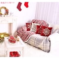 thumbnail image 2 of Fundas de almohada navideñas Sunjoy Tech de 45 x 45 cm, color rojo navideño, para decorar el hogar., 2 of 8