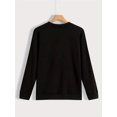 thumbnail image 2 of Pure Color Thread Pullover Sweater  Spring and Autumn Casual Long Sleeve round Collar Sweater  WOMEN‘S Wear, 2 of 6