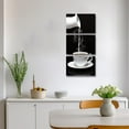 thumbnail image 5 of ZHONGYUTONG Coffee Wall Art 3 Pieces Funny Latte Picture Kitchen Canvas Prints Vertical Artwork for Dining Room Restaurant Coffee Bar Wall Decor Framed (24.00" x 36.00" x 3PCS), 5 of 6