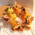 thumbnail image 3 of Halloween Tree Decorations, Red Maple Leaf Simulation Decoration Tree Flower Fake Flower Red Flower Arrangement Hanging Wall Theme Fake Leaf, 3 of 6