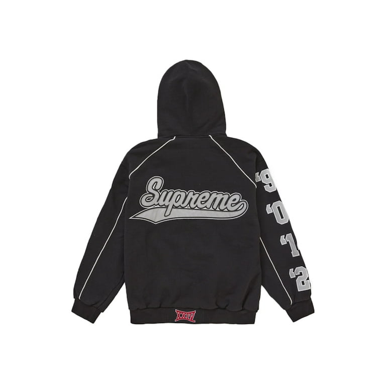 Supreme Men's Playoffs Zip Up Hooded Sweatshirt Black, from StockX