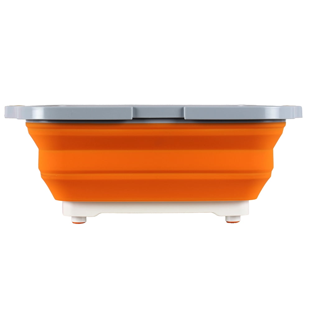 Drip EZ Jr BBQ Prep Tub V2 with Locking Lid and Cutting Board - Multicolor - 1 Piece — Garden & Landscape Use, Standard Connection