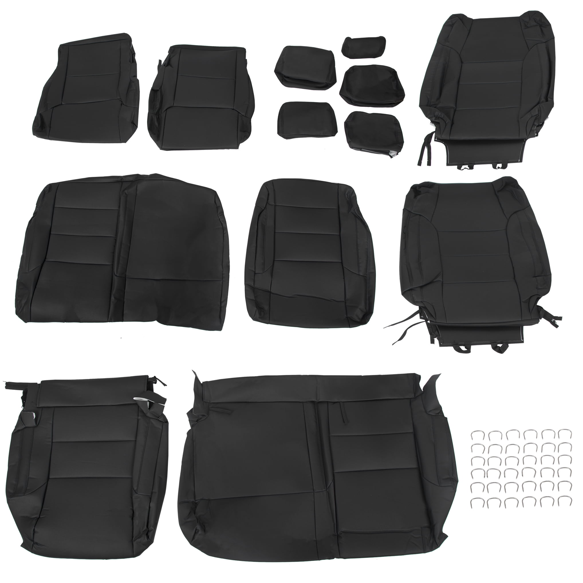 For 2018 2020 2019 Toyota Tundra Double Cab Seat Covers Kit Black Trd Sr5 Com - 2018 Toyota Tundra Waterproof Seat Covers