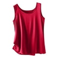 thumbnail image 4 of Diufon Women's Sleeveless Tops Spring Summer Stain Crewneck Shirts Trendy Comfy Solid Color Basic Blouses, 4 of 4